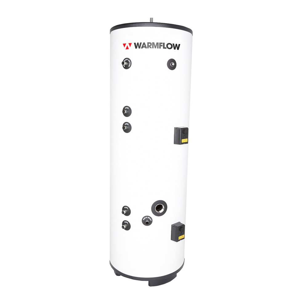 Warmflow Hot Water Cylinders, Twin Coil Unvented hot water cylinder UK, Ireland, Northern Ireland Product